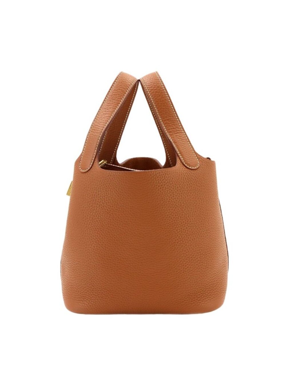 Hermes Picotin Lock PM Hand Bag Taurillon Clemence Gold
